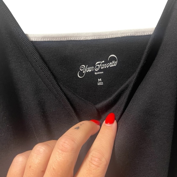 PACSUN Black and White Women's Top NWT - Picture 6 of 8